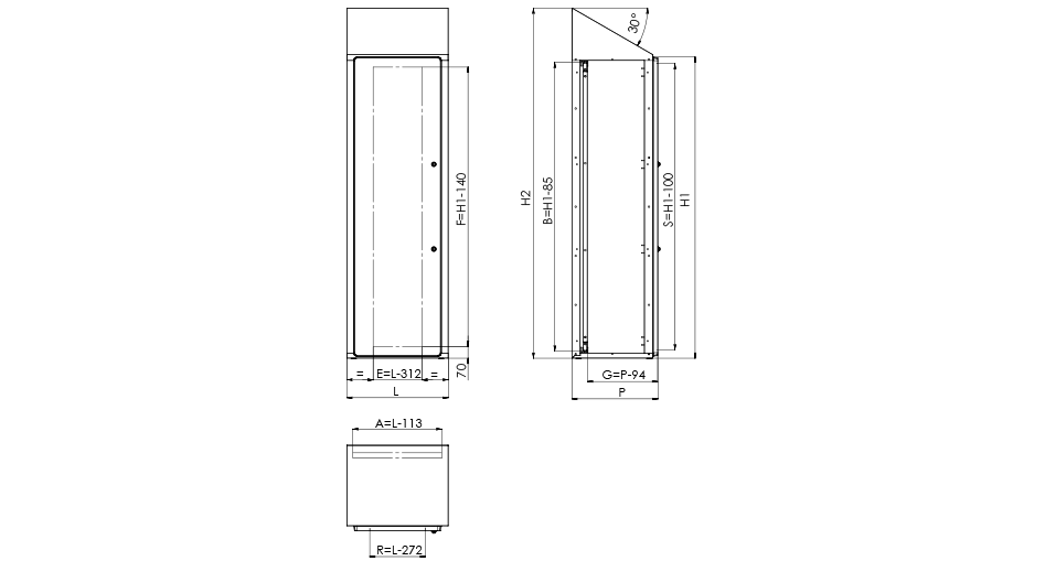 Foto Dimensiones Modulares Higiénicos AZ.HY