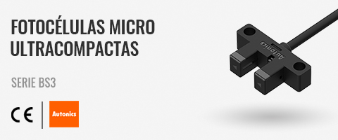 Fotocélulas Micro Ultracompactas Serie BS3