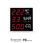 indicador de temperatura, humedad y CO2 Serie IN-3THCO2-R54 – Eprom S.A.