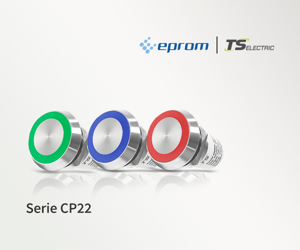 Pulsadores capacitivos serie CP22 TS Electric | Eprom S.A.