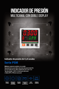 indicadores de presión serie PSM Autonics indicadores de presión serie PSM Autonics