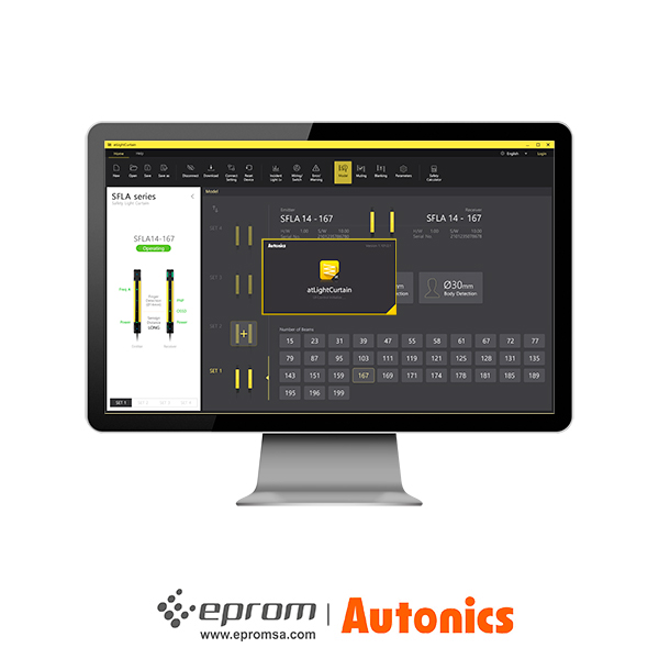 AtLight Curtain Autonics | Eprom S.A.