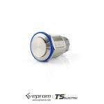 Pulsador inox 22m diámetro Pi22 saliente TS Electric | Eprom S.A.