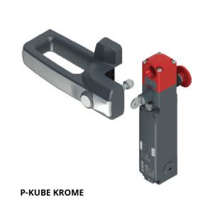 Cerrojos y manetas de seguridad de Pizzato Elettrica: P-KUBE Krome.