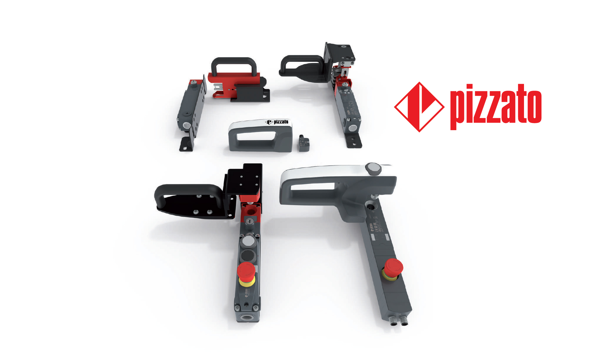 Cerrojos y manetas de seguridad P-KUBE de Pizzato Elettrica.
