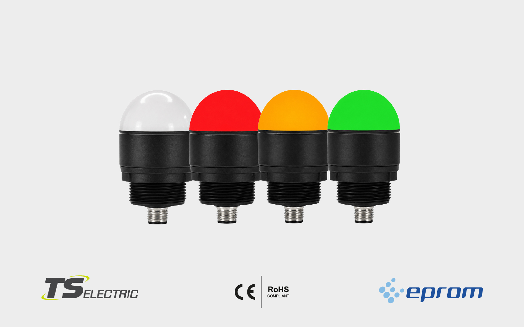 EPROM: Nuevas balizas de señalización multicolor LED serie ME 30, estándar y con buzzer.