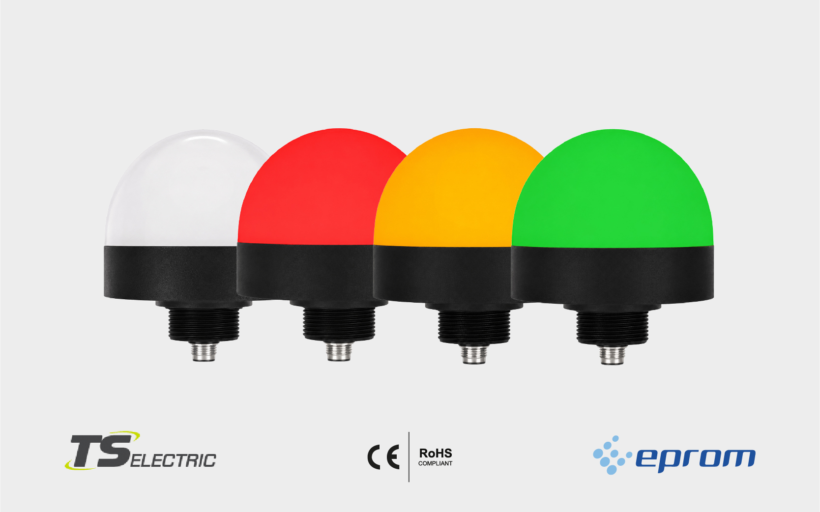 EPROM: Nuevas balizas de señalización multicolor LED serie ME 90, estándar y con buzzer.