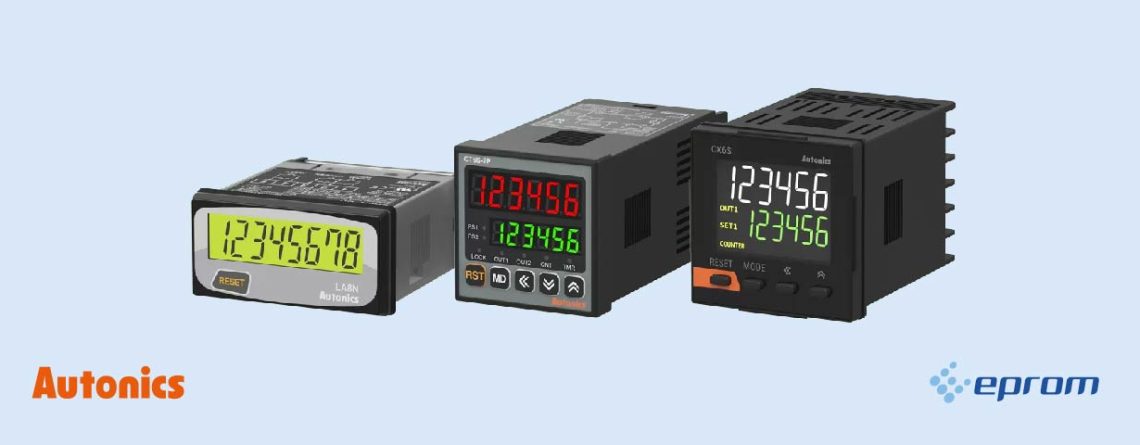 Principales gamas de contadores de Autonics.