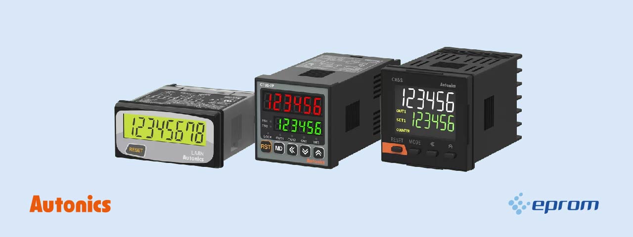 Principales gamas de contadores de Autonics.