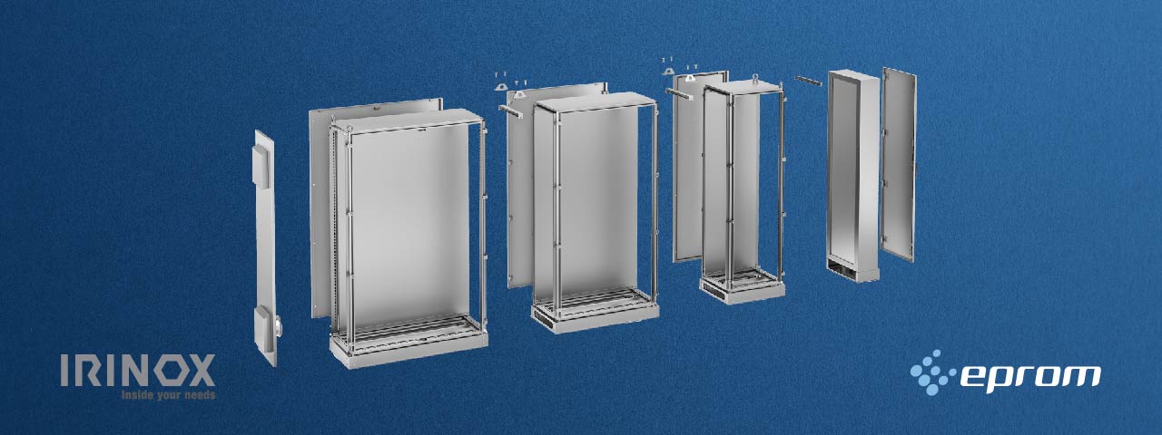 Armarios modulares. Sistema modular de envolventes IRINOX. Disponibles en EPROM.