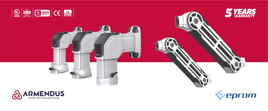 Parámetros clave para el dimensionado de brazos de soporte para HMI.