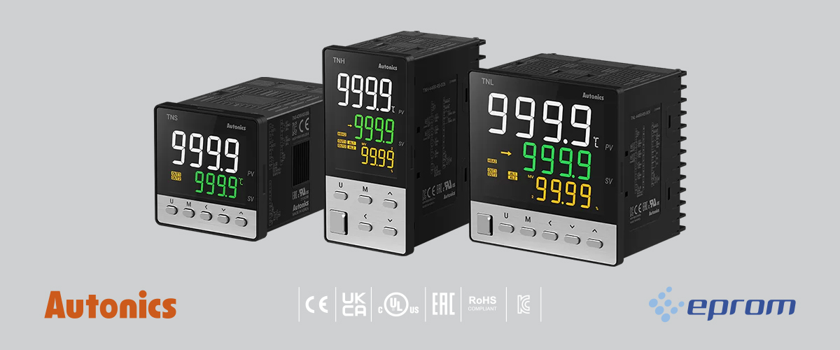 Controladores de temperatura TN de Autonics: control preciso y estable para procesos térmicos industriales. EPROM, distribuidor oficial España y Portugal. Controladores de temperatura TN de Autonics: control preciso y estable para procesos térmicos industriales. EPROM, distribuidor oficial España y Portugal.